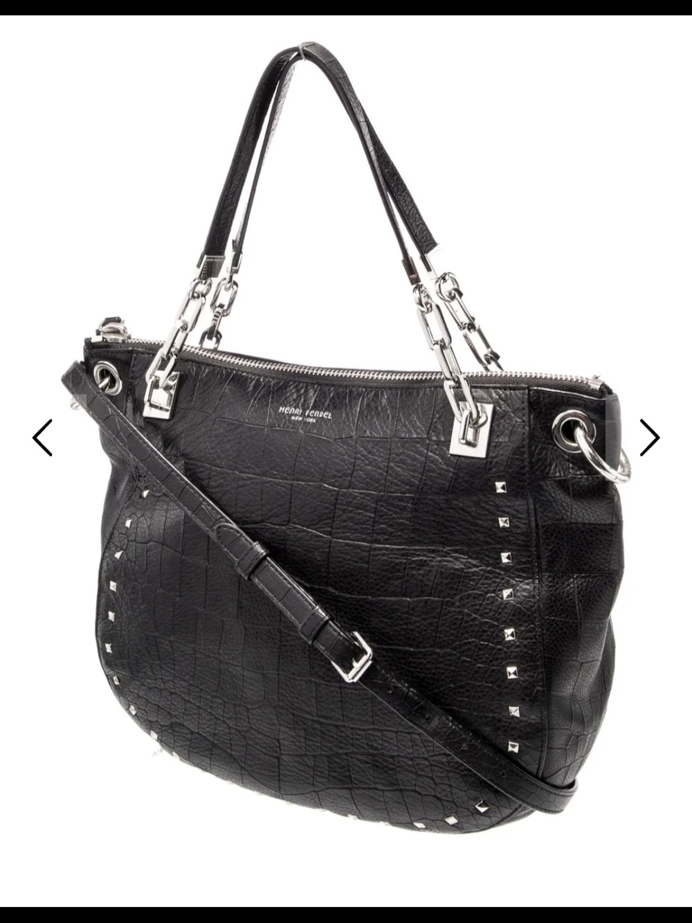 EUC Henri Bendel Rockstud Shoulder Bag